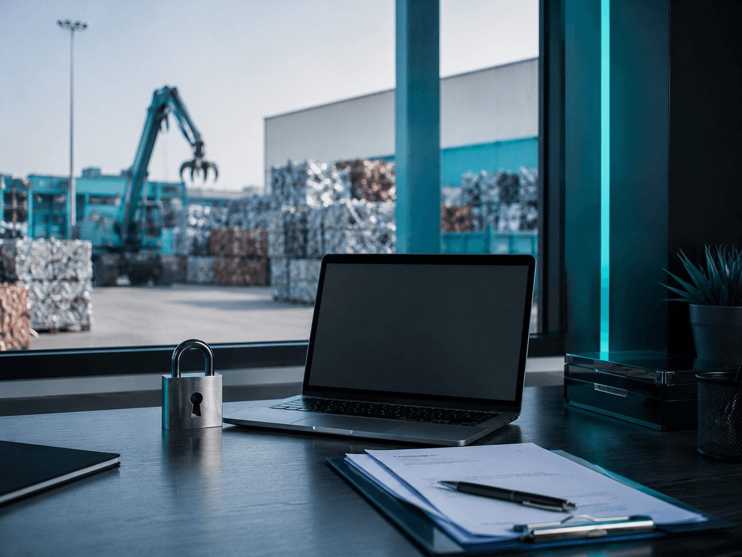 Secure data protection and professional communication for industrial scrap trading in the UAE