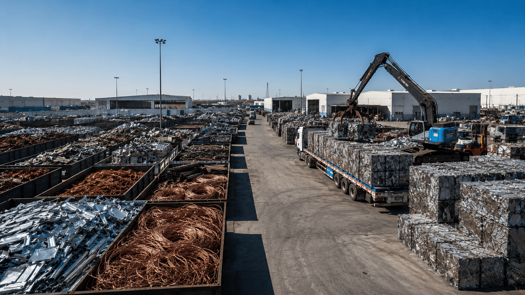 Ferrous and non-ferrous metal scrap trading and collection in Abu Dhabi, UAE