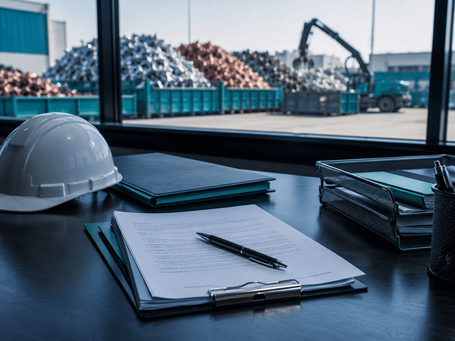 Industrial scrap trading operations and professional service terms in the UAE
